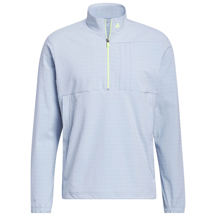 adidas Ultimate365 Tour Wind Ready Half-Zip Pullover - Wonder Blue