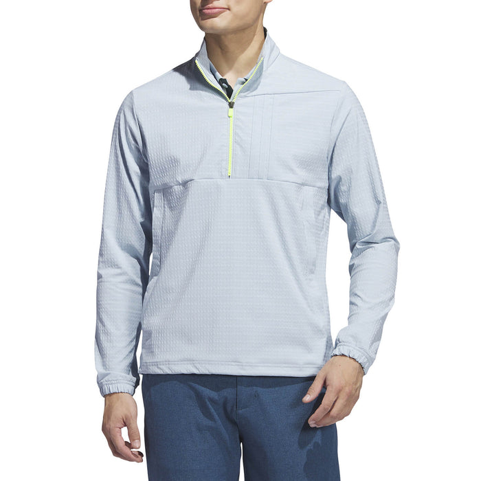 adidas Ultimate365 Tour Wind Ready Half-Zip Pullover - Wonder Blue