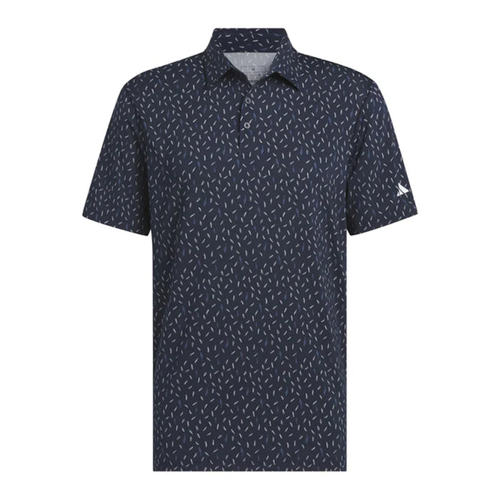 adidas Ultimate365 All Over Print Golf Polo Shirt - Collegiate Navy