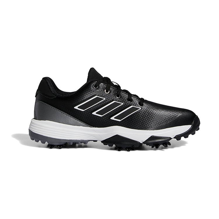 adidas ZG23 Junior Golf Shoes - Black/White/SIlver