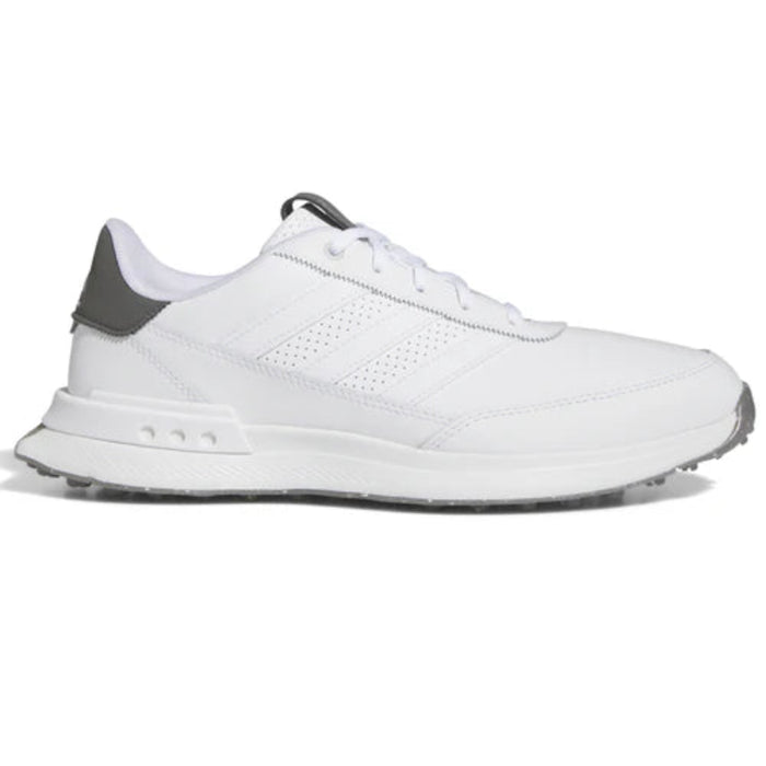 adidas S2G 24 Spikeless Leather Golf Shoes -  White/Charcoal