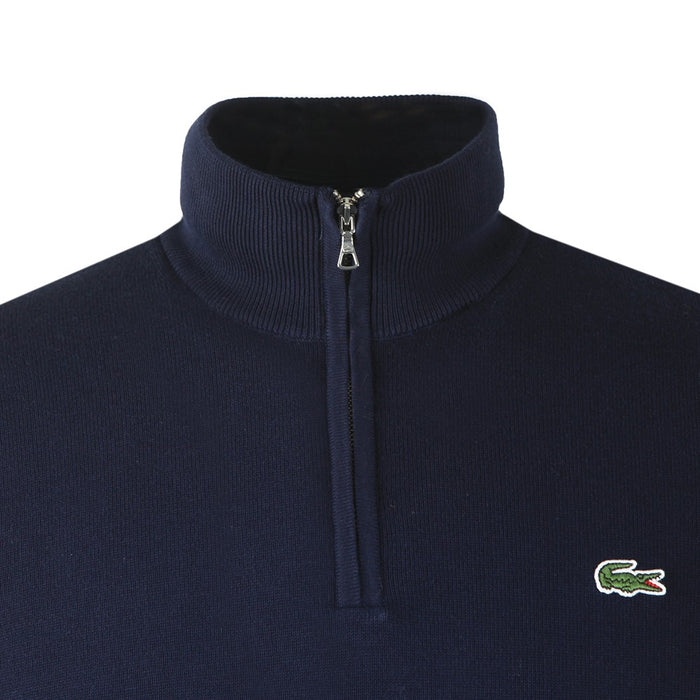 Lacoste 1/4 Zip Golf Sweater - Navy