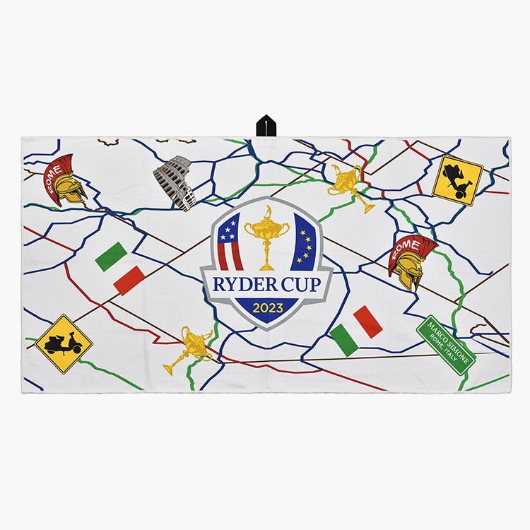 PRG 2023 Ryder Cup Originals "All Roads Lead To Rome" Golf Towel