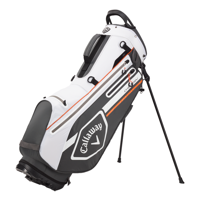 Callaway Chev Dry Golf Stand Bag - Charcoal/White/Orange