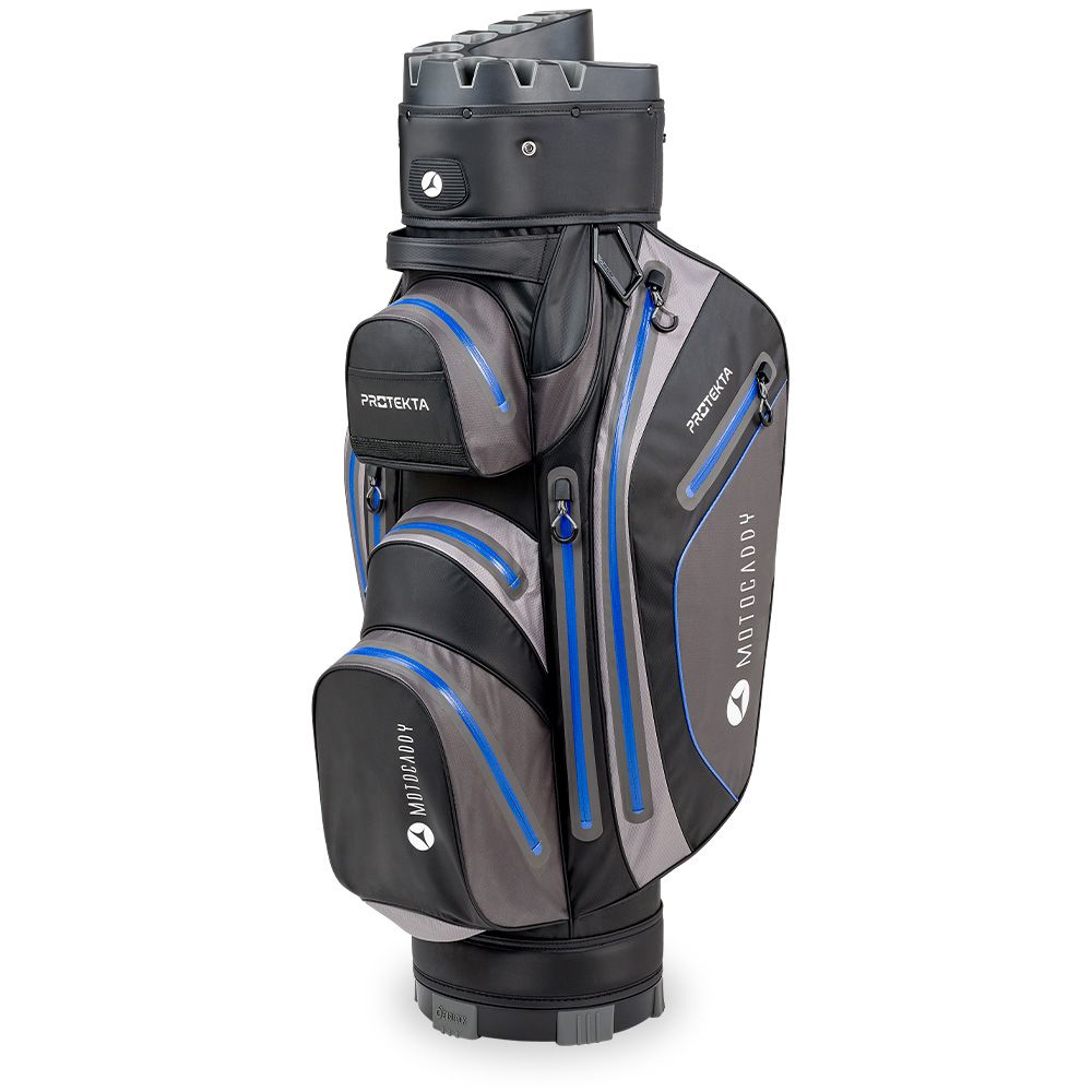 MotoCaddy Protekta Golf Cart Bag -  Graphite/Blue