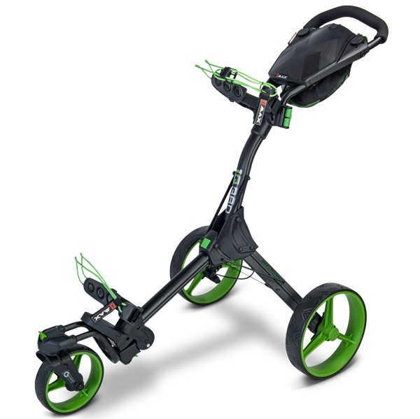 Big Max IQ 360 Golf Push Trolley - Black/Lime