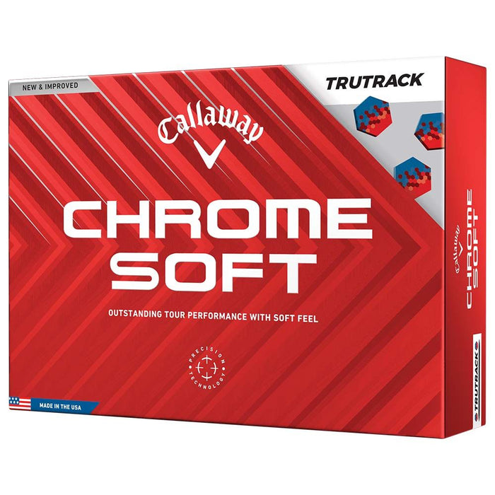 Callaway Chrome Soft TruTrack Golf Balls - White