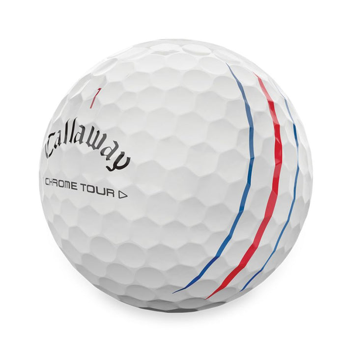 Callaway Chrome Tour Triple Track Golf Balls - White