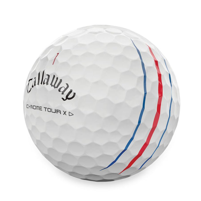 Callaway Chrome Tour X Triple Track Golf Balls - White