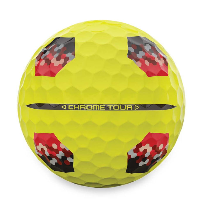 Callaway Chrome Tour TruTrack Golf Balls - Yellow