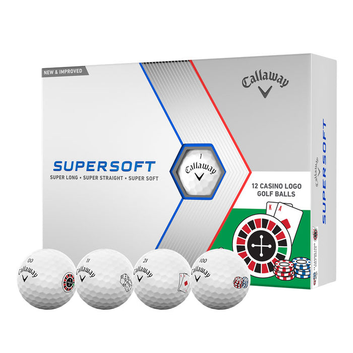 Callaway Supersoft Casino Golf Balls - Limited Edition