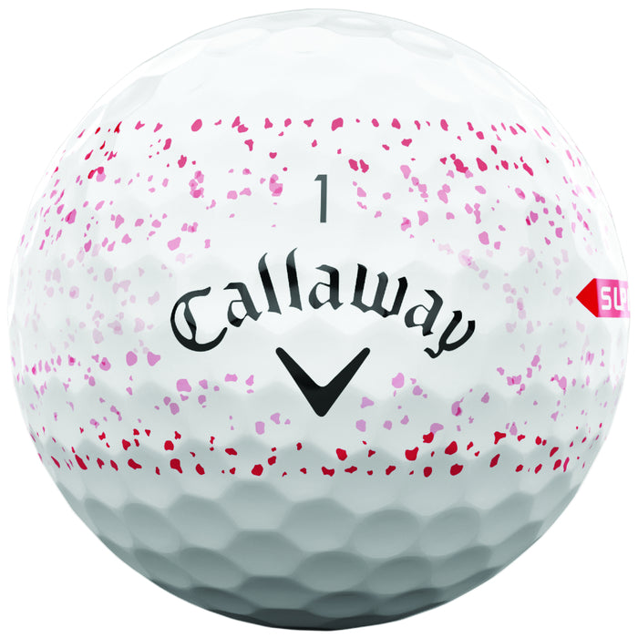 Callaway Supersoft Splatter 360 Golf Balls - Red