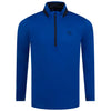 Puma Lightweight 1/4 Zip Golf Pullover - Festive Blue / Navy Blazer