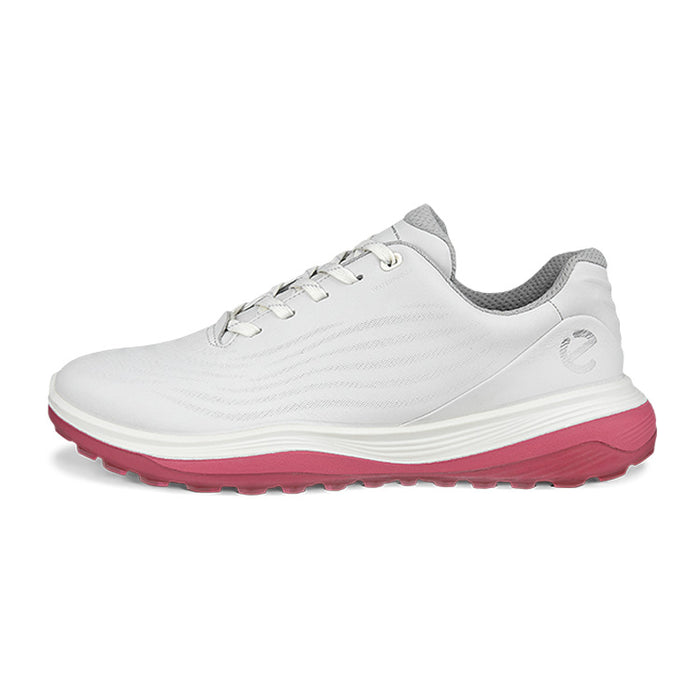 Ecco LT1 Ladies Golf Shoes - White/Bubblegum