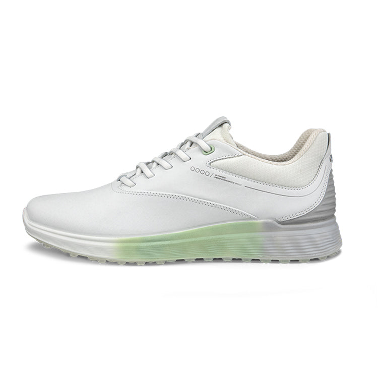 Ecco S Three Gore-Tex Ladies Golf Shoes - White/Matcha