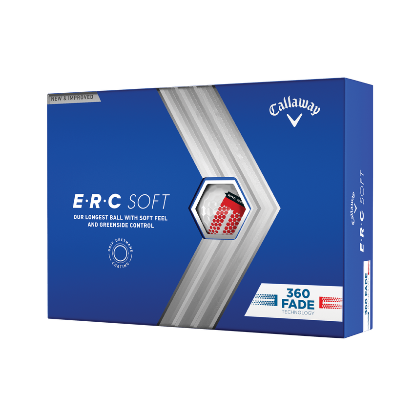 Callaway ERC Soft 360 Fade Golf Balls - White - Limited Edition