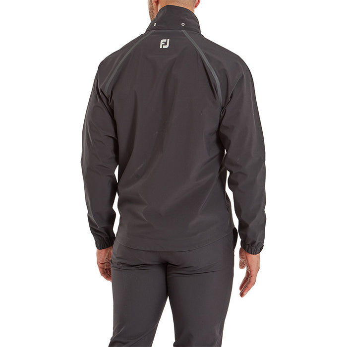 Footjoy Hydrotour Waterproof Golf Jacket - Black/Silver