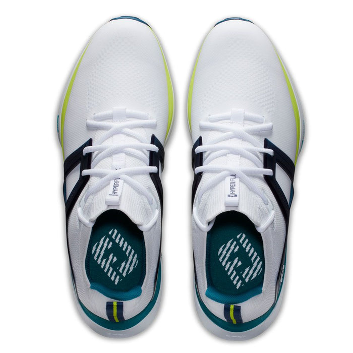 Footjoy Hyperflex Golf Shoes - White/Lime/Navy