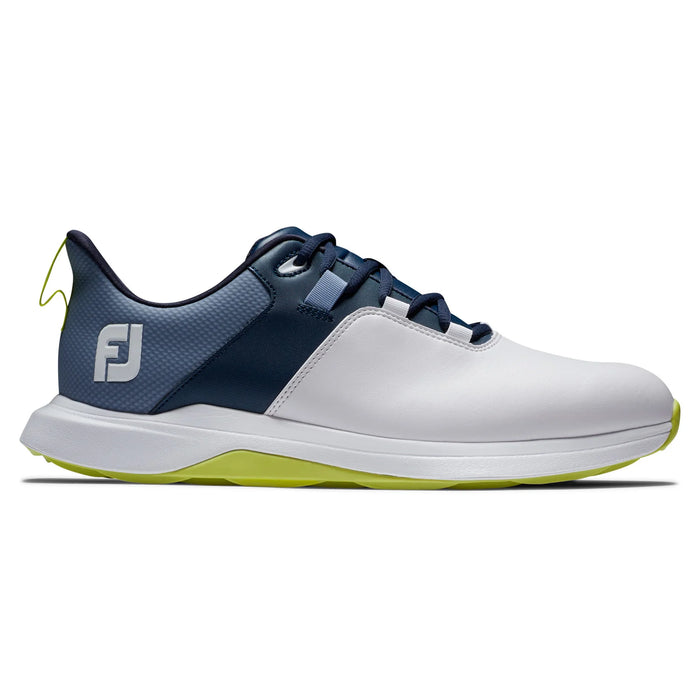 Footjoy ProLite Golf Shoes - White/Navy/Lime