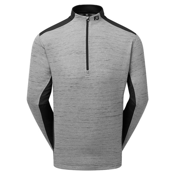 Footjoy Space Dye Thermal Chillout Golf Pullover - Grey/Black