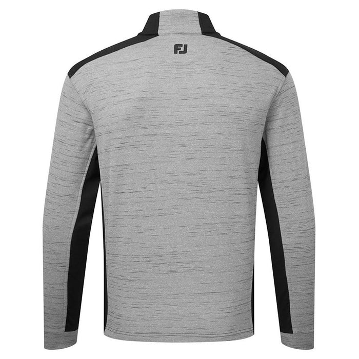 Footjoy Space Dye Thermal Chillout Golf Pullover - Grey/Black