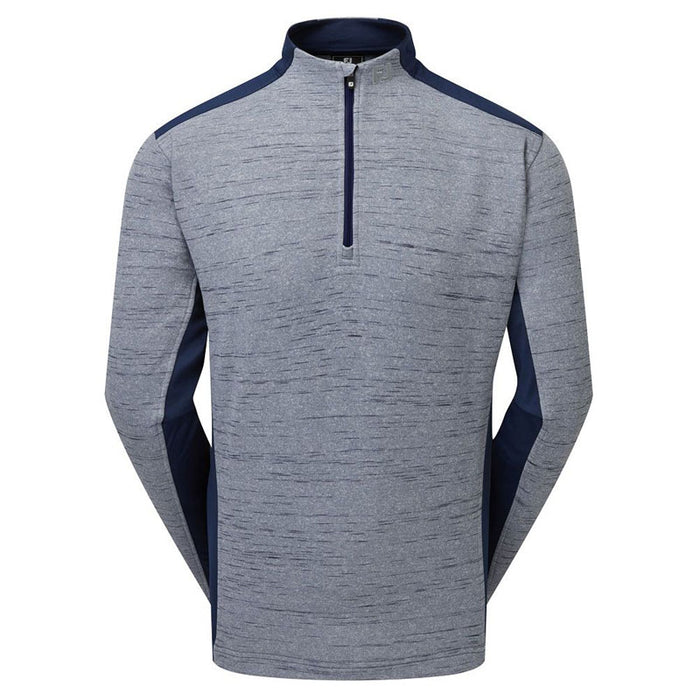 Footjoy Space Dye Thermal Chillout Golf Pullover - Navy