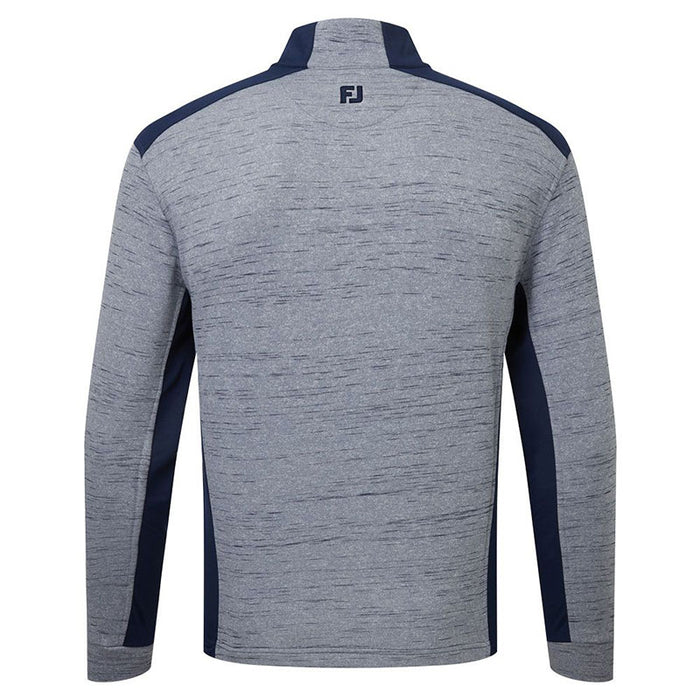 Footjoy Space Dye Thermal Chillout Golf Pullover - Navy