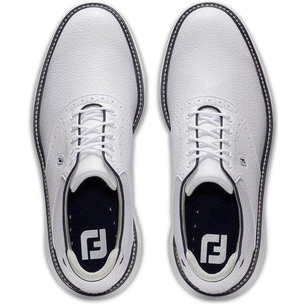 Footjoy Traditions SL Golf Shoes - White/Navy