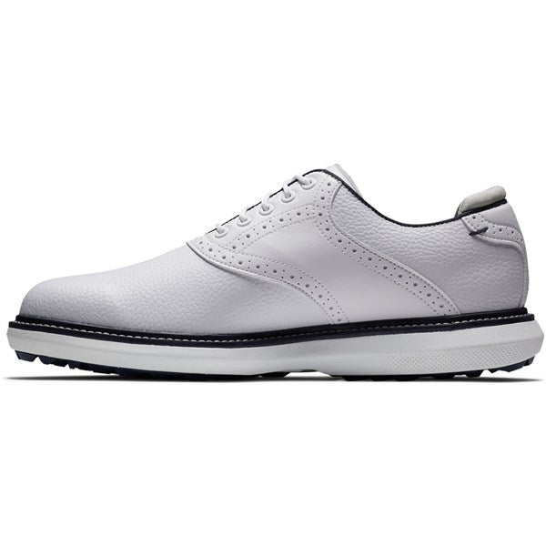 Footjoy Traditions SL Golf Shoes - White/Navy