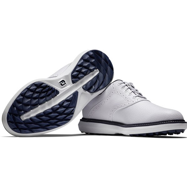 Footjoy Traditions SL Golf Shoes - White/Navy