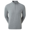 Footjoy Woolblend Lined 1/2 Zip Golf Sweater - Heather Grey