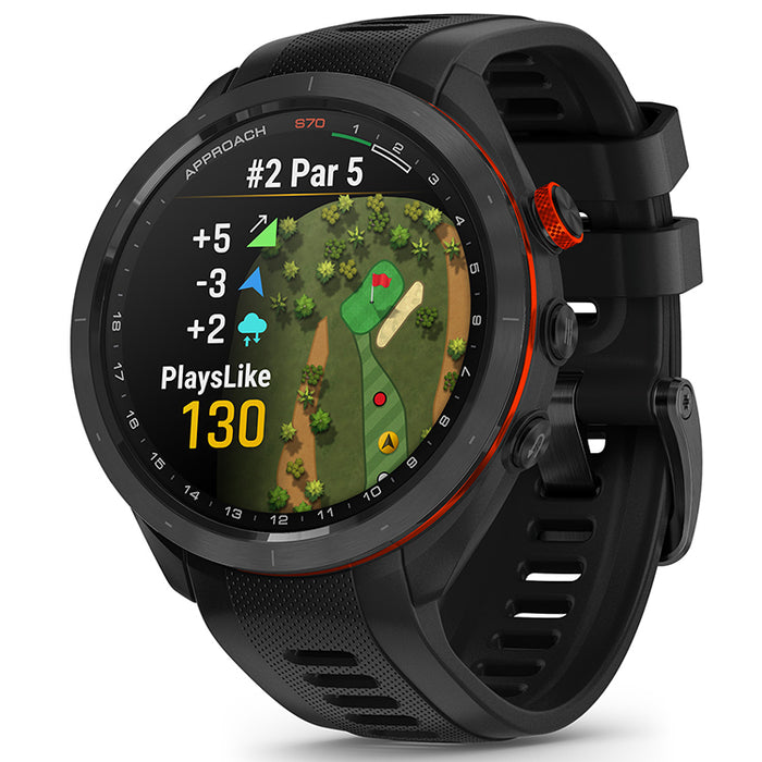 Garmin Approach S70 GPS Golf Watch - Black - 47mm