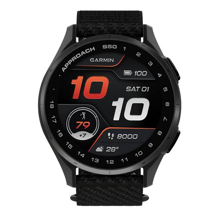 Garmin Approach S50 GPS Golf Watch - Black