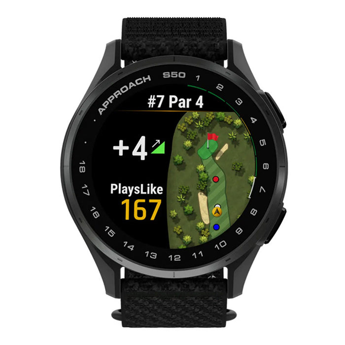 Garmin Approach S50 GPS Golf Watch - Black