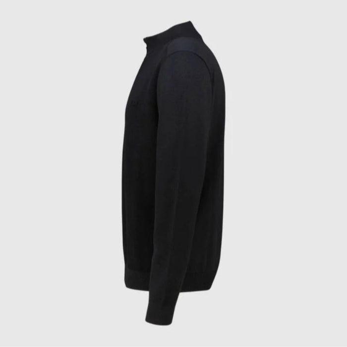 Hugo Boss Zhine 1/4 Zip Jumper - Black