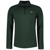 LACOSTE 1/4 Zip Golf Sweatshirt - Dark Green / Green RIB