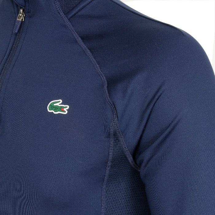 LACOSTE 1/4 Zip Golf Sweatshirt - Navy