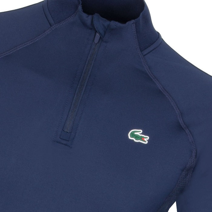 LACOSTE 1/4 Zip Golf Sweatshirt - Navy