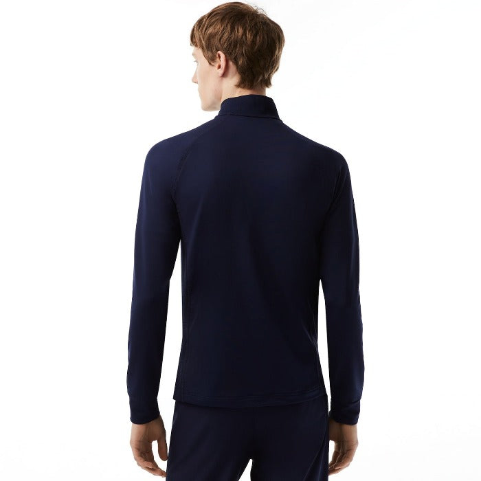 LACOSTE 1/4 Zip Golf Sweatshirt - Navy