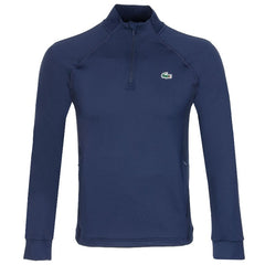LACOSTE 1 4 Zip Golf Sweatshirt Navy Andrew Morris Golf
