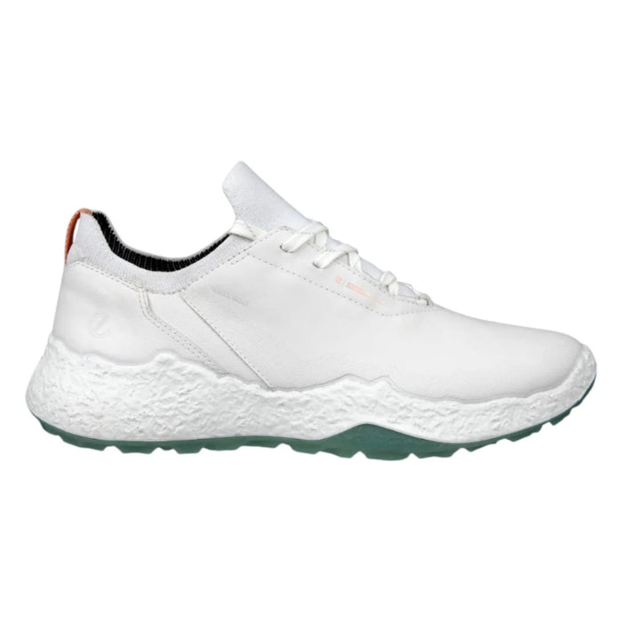 Ecco Biom H5 Ladies Golf Shoes - White/Sedum Green