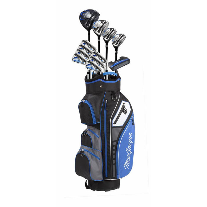 MacGregor DCT 3000 Mens Golf Package Set - Cart Bag - Steel - Left Handed