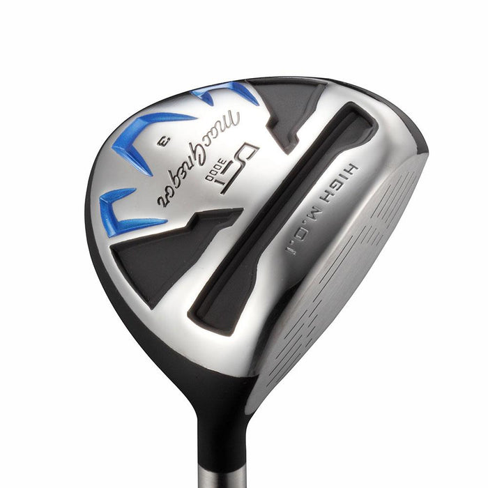 MacGregor DCT 3000 Mens Golf Package Set - Cart Bag - Steel - Left Handed