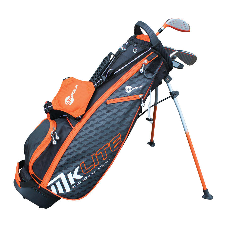 MKids Pro Stand Bag Golf Set - Orange 49" - Left-Handed