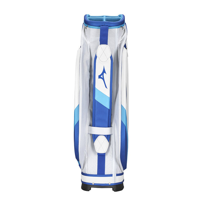 Mizuno Tour Staff Cart 5-Way Golf Bag - White/Blue