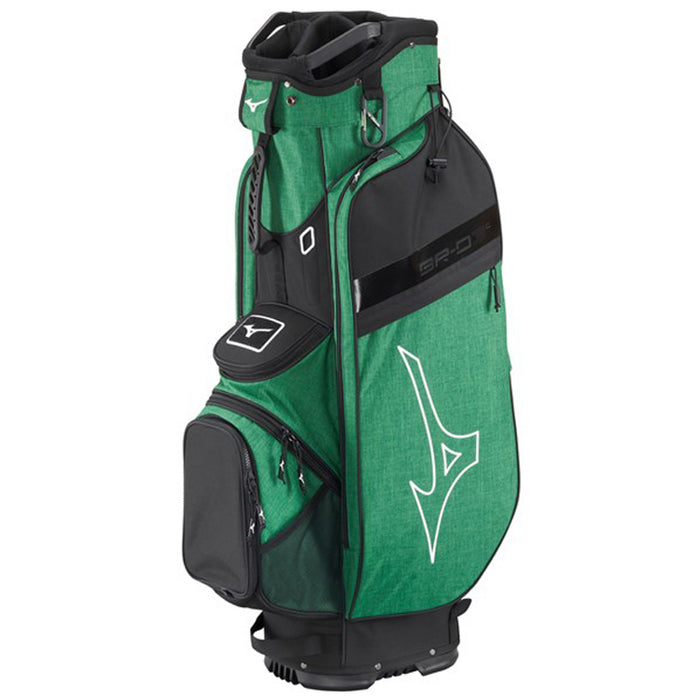 Mizuno BR-D3 Golf Cart Bag - Black/Heathered Green