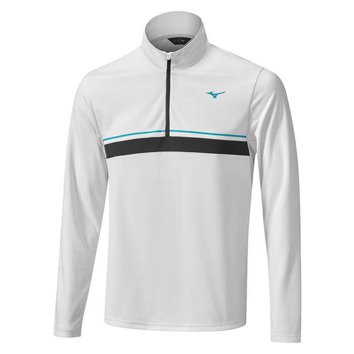 Mizuno Breath Thermo ST 1/4 Zip Golf Pullover - Grey