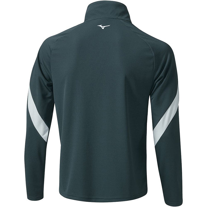 Mizuno Breath Thermo Drop 1/4 Zip Golf Pullover - Navy/White