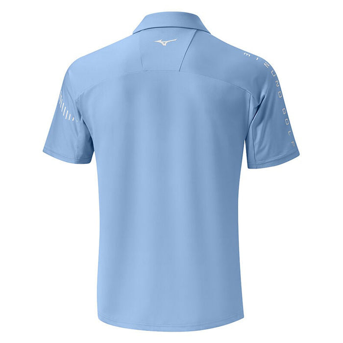 Mizuno Laser RB Golf Polo Shirt - Air Blue