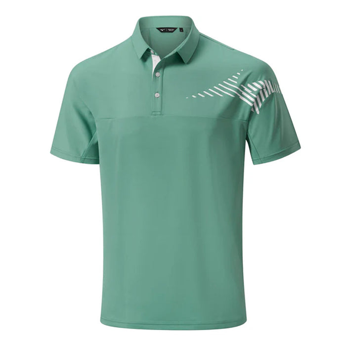 Mizuno Laser RB Golf Polo Shirt - Canton Green